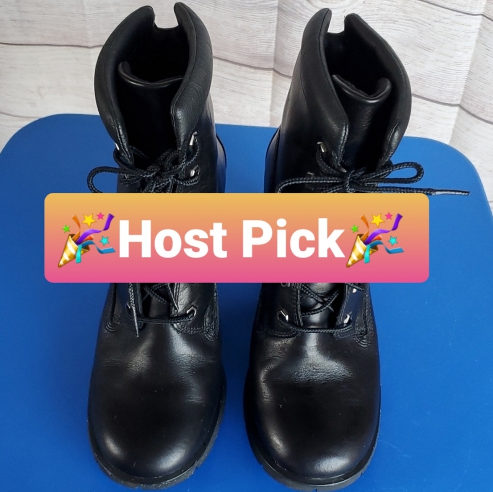 Timberland Anime Leather Boots Size 7 - Picture 2 of 16